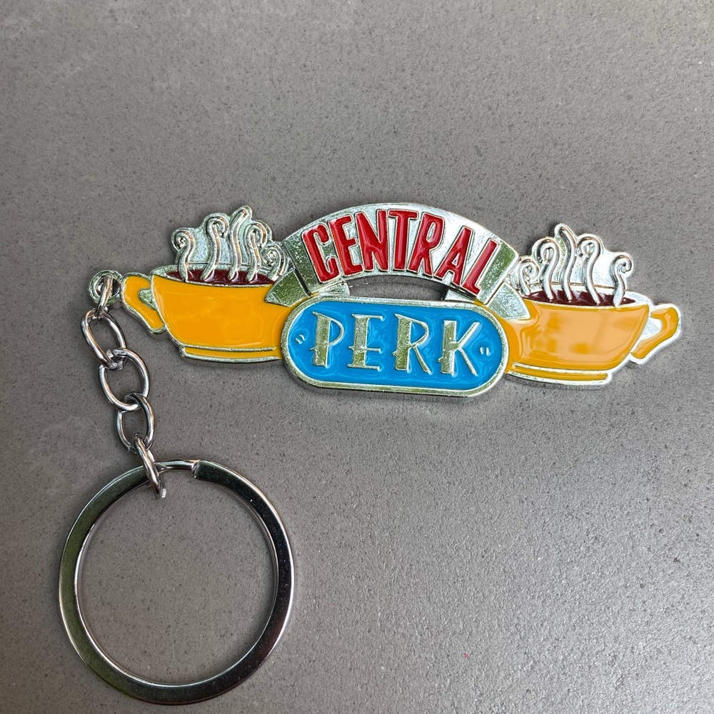 Friends Central Perk Metal Keychain Friends TV Television Show
